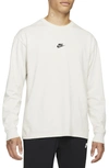 Nike Men's  Sportswear Premium Essentials Long-sleeve T-shirt In Grey