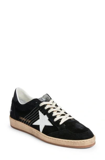 Golden Goose Ball Star Low Top Sneaker In Black