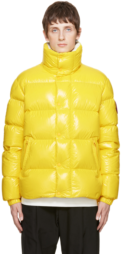 Moncler Genius 2 Moncler 1952 Yellow Dervo Down Jacket In Yellow & Orange