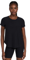 Beyond Yoga Featherweight On The Down Low Tee In Darkest Night