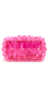 Cult Gaia Eos Box Clutch In Qajar Rose