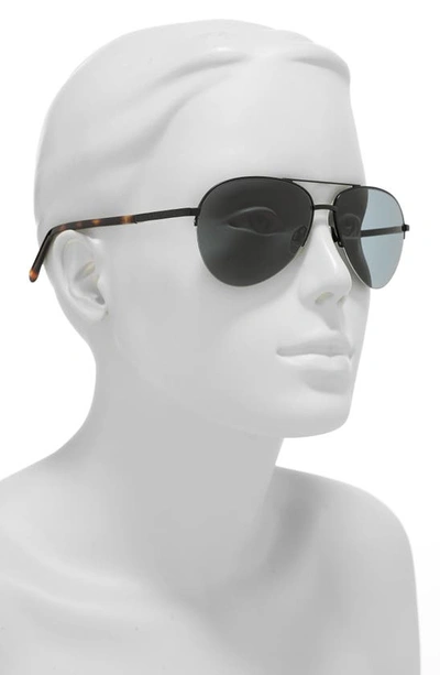 Ted Baker 58mm Aviator Sunglasses In Black