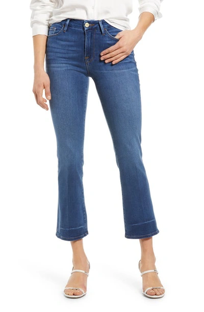 Frame Le Crop Mini Boot High Waist Jeans In Ambrose