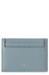 Mulberry Leather Card Case In Cornflower Blue