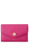 Mulberry Folded Leather Wallet In  Pink
