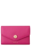 Mulberry Folded Leather Wallet In Pink
