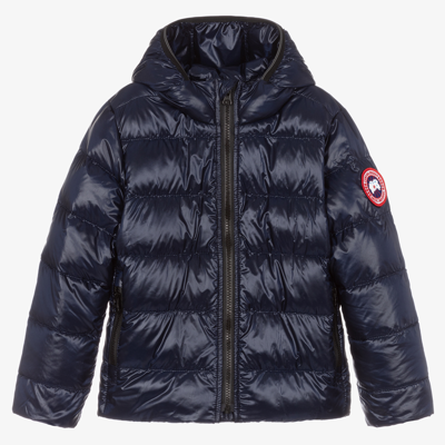 Canada Goose Kids Crofton Navy Quilted Shell Jacket (2-6 Years)