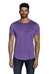 Jared Lang Lightning Bolt Short Sleeve T-shirt In Purple
