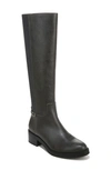 Lifestride Bristol Riding Boot In Black Faux Leather