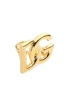 Dolce & Gabbana Logo Ring In Zoo00 Oro