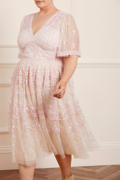 Needle & Thread Sweetheart Lace Midaxi Dress In Champagne | ModeSens