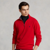 Polo Ralph Lauren Luxury Jersey Quarter-zip Pullover In Rl 2000 Red