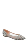 Journee Collection Batavia Rhinestone Flat In Grey