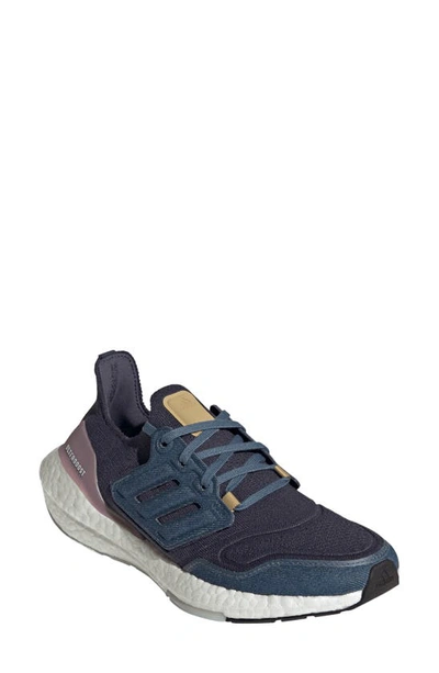 Adidas Originals Ultraboost 22 W Running Shoe In Shadow Navy/ Steel/ Mauve