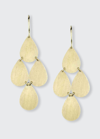 IRENE NEUWIRTH 18K YELLOW GOLD 4 DROP CHANDELIER EARRINGS