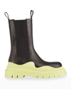 Bottega Veneta The Tire Boots In Seagrass