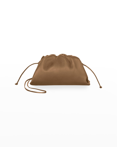 Bottega Veneta Mini Pouch Clutch Bag In Brown