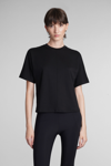 THEORY T-SHIRT IN BLACK COTTON