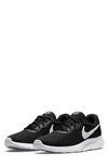 Nike Women's Tanjun Move To Zero Casual Sneakers From Finish Line In Black/white