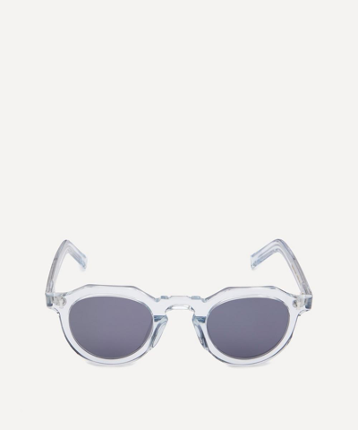 Cubitts Carlton Round Acetate Sunglasses In Grey