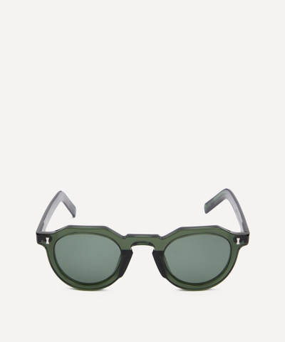 Cubitts Carlton Round Acetate Sunglasses In Celadon