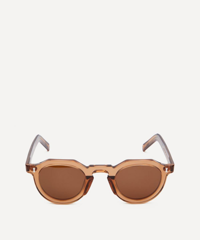 Cubitts Carlton Round Acetate Sunglasses In Brown