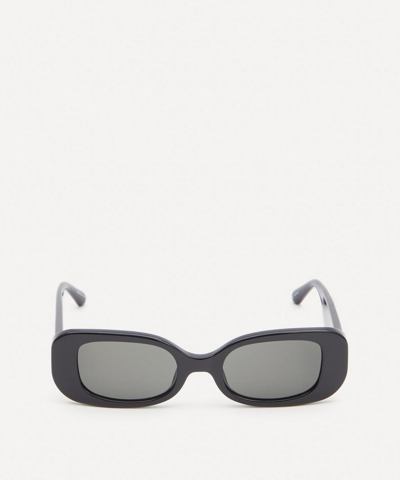 Linda Farrow Square Acetate Sunglasses In Black