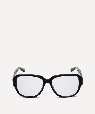 Linda Farrow Renee Square Acetate Optical Glasses In Black