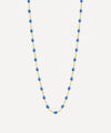 Gigi Clozeau 18k Yellow Gold Classic Gigi Resin Bead Collar Necklace, 16.5 In Blue