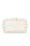 Cult Gaia Eos Clutch In Ivory