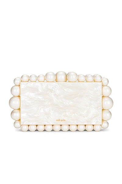 Cult Gaia Eos Clutch In Beige