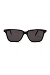 Totême The Square Sunglasses In Black