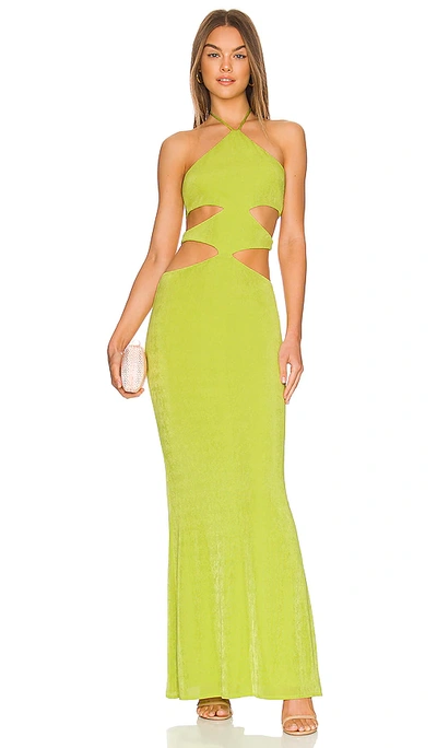 Katie May X Revolve Sloane Gown In Yellow