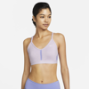 Nike Women's Indy Light-support Padded V-neck Sports Bra In Purple