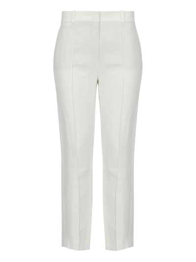 Pre-owned Loro Piana Trousers In White