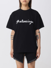 Balenciaga T-shirt In Nero/bianco