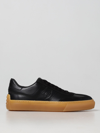 Tod's Leather Sneakers In Black 1