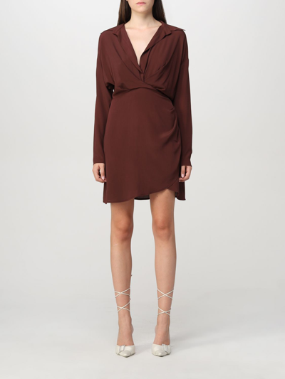Semicouture Dresses  Women In Brown