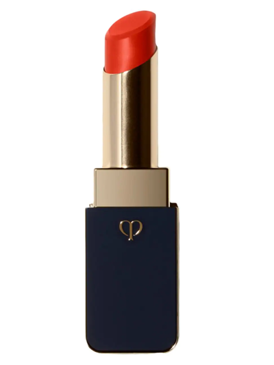 Clé De Peau Beauté Shine Lipstick In 214 Red Orange Rebel