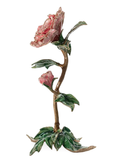 Jay Strongwater Peony Objet In Multi