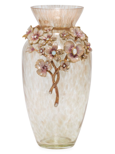 Jay Strongwater Boudoir Bouquet Vase In Multi