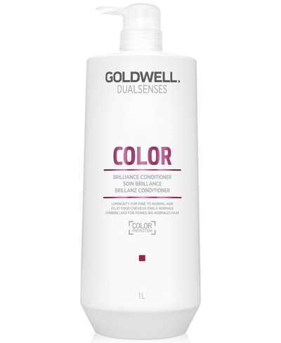 Goldwell Dualsenses Color Brilliance Conditioner, 33.8 Oz, From Purebeauty Salon & Spa
