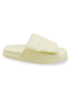 GIA BORGHINI WOMEN'S QUILTED LEATHER SLIDES