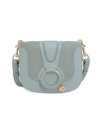 See By Chloé Small Hana Leather Crossbody Bag In Sterling Blue