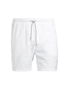 Brunello Cucinelli Drawstring Swim Shorts In White