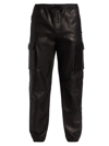FRAME MEN'S LEATHER CARGO trousers