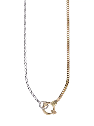 Milamore Duo Chains Two-tone 18k Gold Necklace