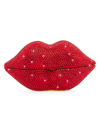 Jay Strongwater Amy Pavé Lips Box In Gold