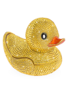 Jay Strongwater Pave Rubber Ducky Box In Gold