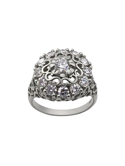 Dolce & Gabbana Sicily Ring In White Gold With Diamonds White Gold Female 54